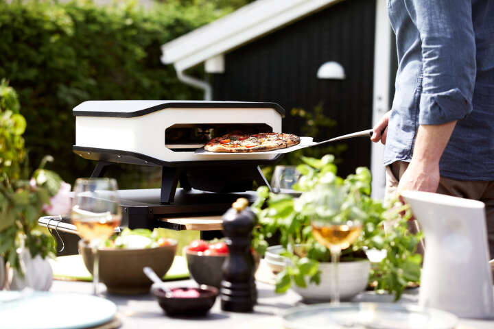 COZZE 17" Gas-Pizzaofen mit drehbarem Stein